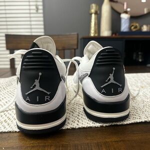 Jordan Black and White Air Sneakers